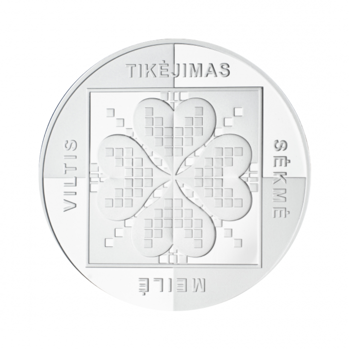Sidabrinis medalis Sekmės pinigėlis, Lietuva 